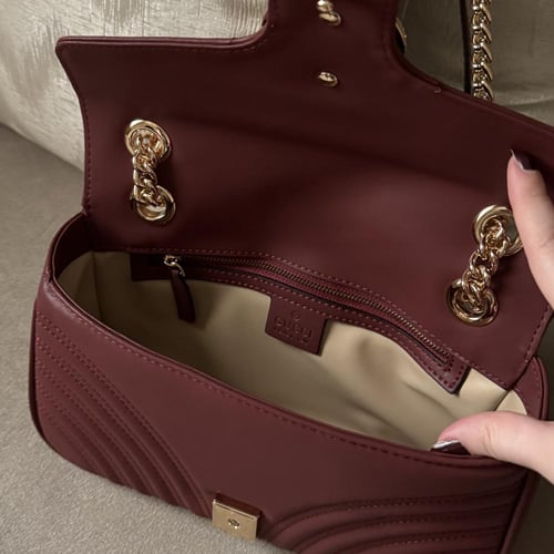 شنطة قوتشي GG عنابي