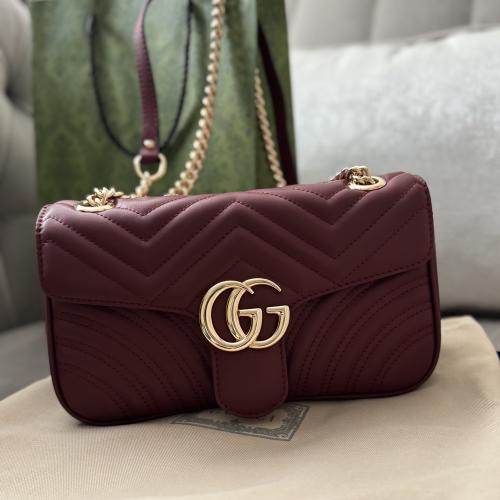 شنطة قوتشي GG عنابي