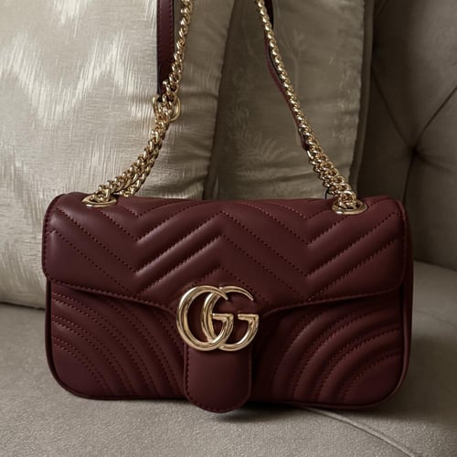 شنطة قوتشي GG عنابي