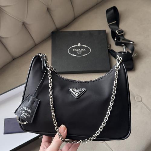 شنطة برادا ساتان