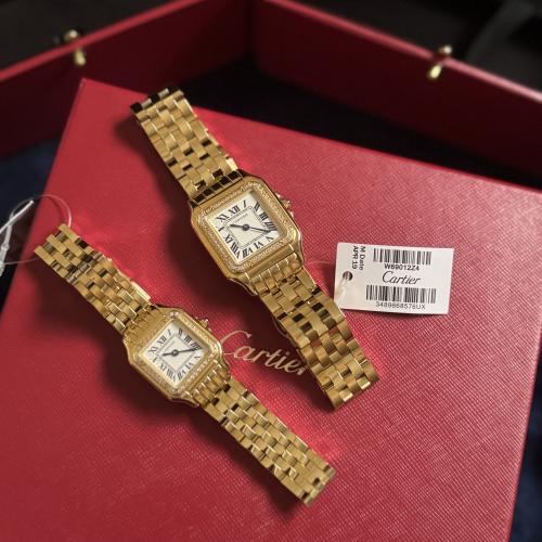 ساعة كارتييه پانثر ذهبي