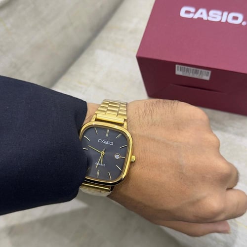 ساعة كاسيو الرجالية ذهبي