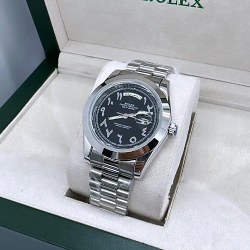 ساعة روليكس رجالي ارقام عربي