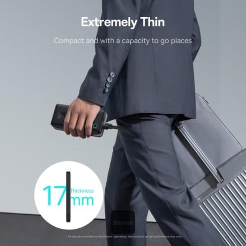 بطاريتين بيسوس متنقلة بسعة 10,000ملي امبير بقوة 15...