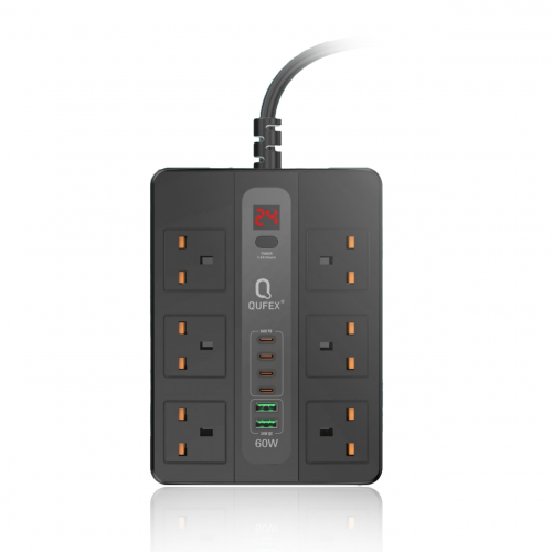 توصيلة ذكية بأمانة عالي 12 منفذ للشحن بطول 3 متر م...