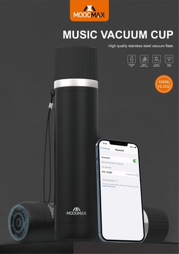 زجاجة مياه ذكية مع مؤشر درجة الحرارة - MOOGMAX MX-...