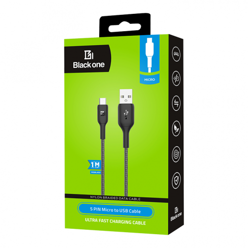 كيبل بلاك ون جالكسي قماش 1 متر 6321