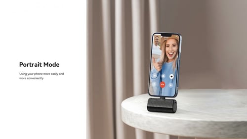 بطارية متنقلة بسعة 5000 ملي امبير ميني اسود & سلفر