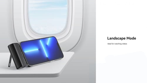 بطارية متنقلة بسعة 5000 ملي امبير ميني اسود & سلفر