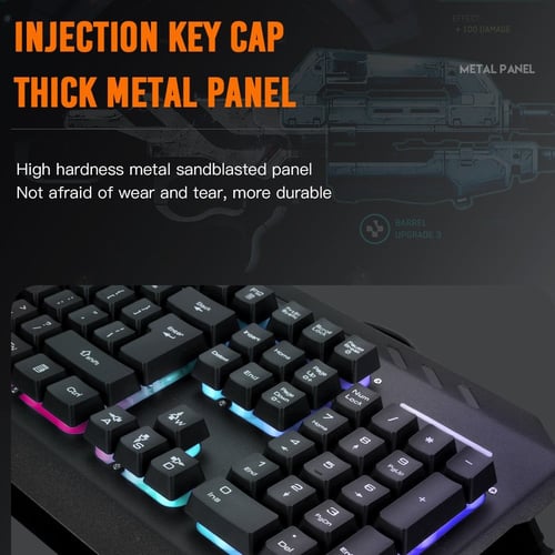 لوحة مفاتيح مضيئة بالألوان للألعاب XO-KB-01