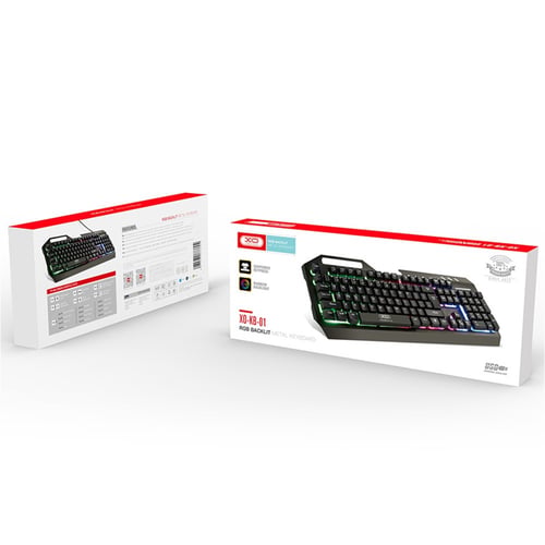لوحة مفاتيح مضيئة بالألوان للألعاب XO-KB-01