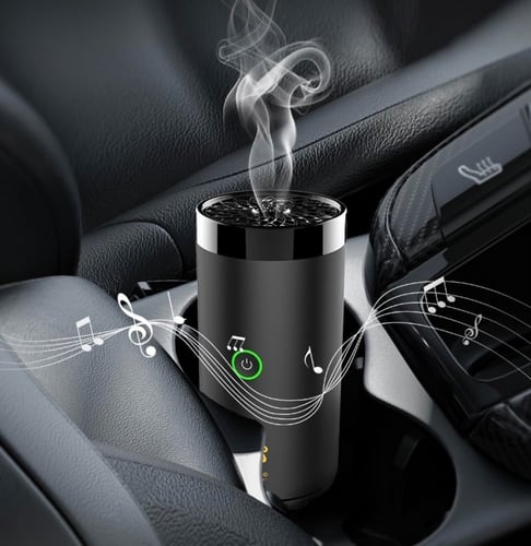 مبخرة إلكترونية محمولة بمنفذ Type-c أسود