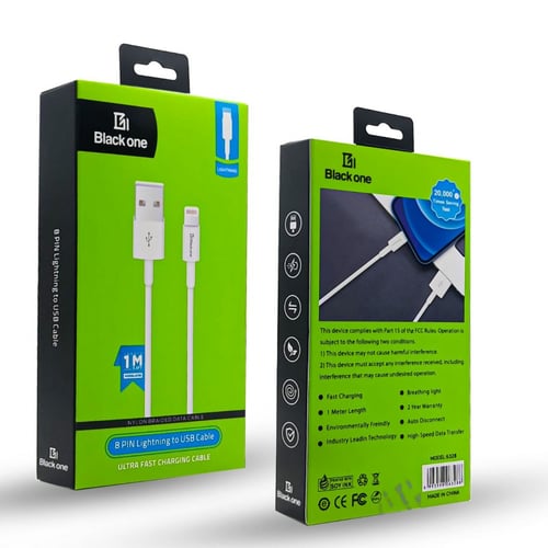 كيبل بلاك ون ايفون ١ متر 6328