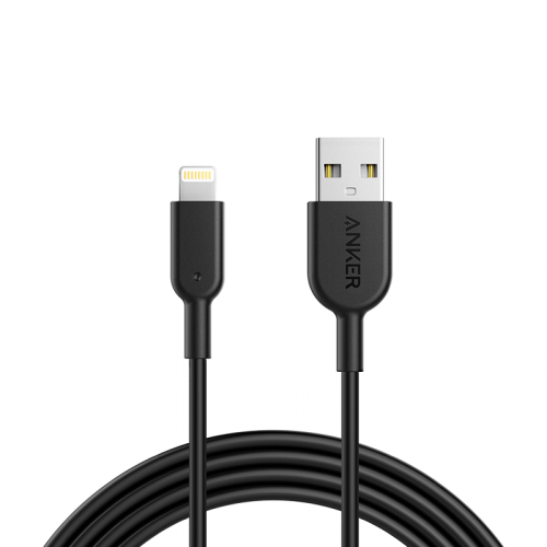 كيبل انكر آيفون USB بطول 1.8 متر - اسود