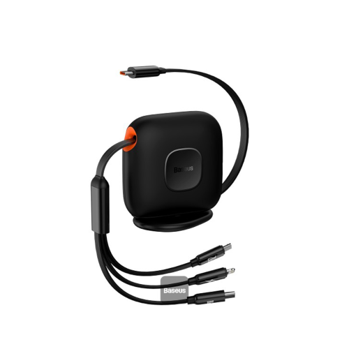 منصة بيسوس قابل للسحب 3 في 1 كيبل شحن سريع بقوة 10...