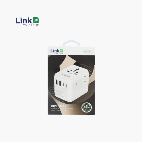 شاحن دولي Link UP فيش دولي لينك اب 45 واط