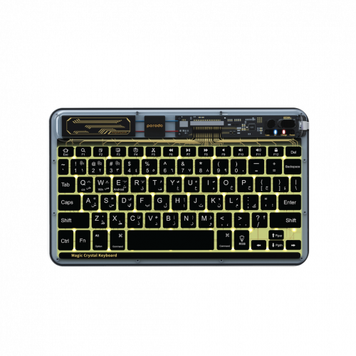 لوحة مفاتيح بورودو كريستال شل الترا سليم