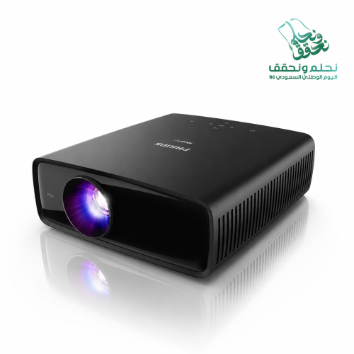 بروجكتور فيليبس NeoPix 530 بدقة Full HD وسطوع 350 ANSI Lumens – أسود
