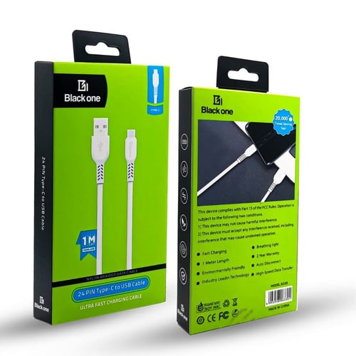 كيبل بلاك ون تايب سي Type C 6330