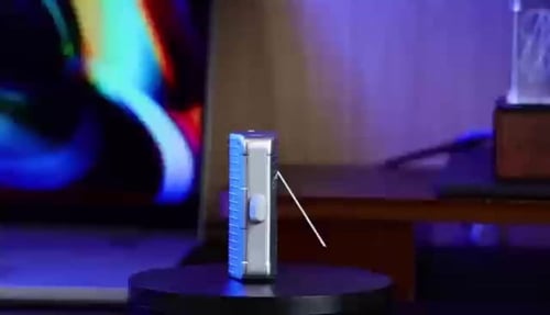 بطارية متنقلة بسعة 5000 ملي امبير ميني اسود & سلفر