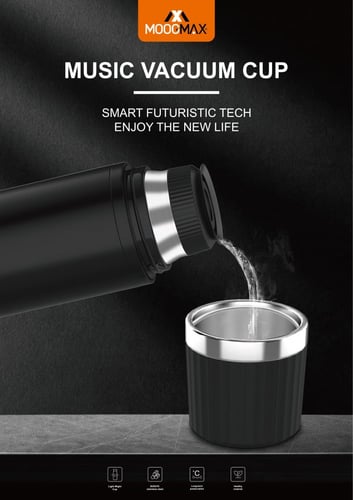 زجاجة مياه ذكية مع مؤشر درجة الحرارة - MOOGMAX MX-...