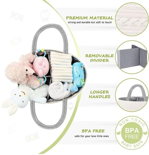 منظم حفاضات اطفال 2 في 1