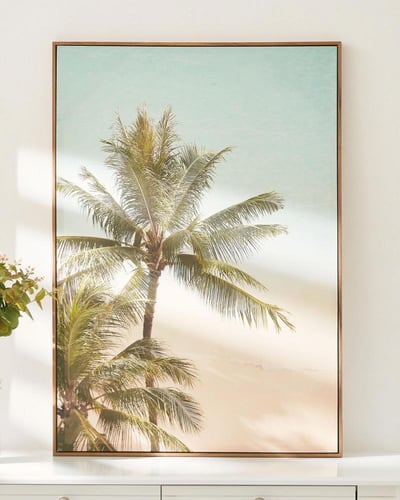 لوحة النخلة مؤطرة