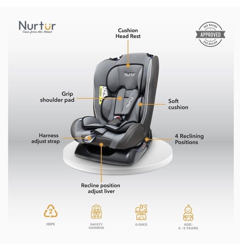 مقعد سيارة للطفل من Nurtur
