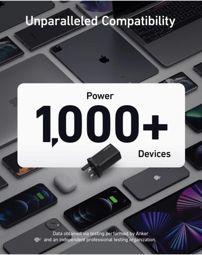 انكر شاحن USB C 735 جانبريم 65 واط جداري سريع مدمج...