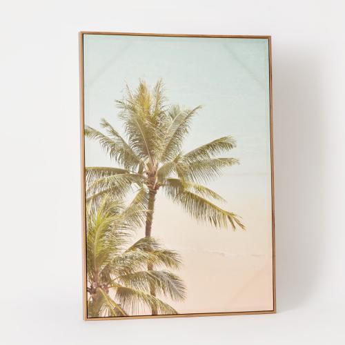 لوحة النخلة مؤطرة