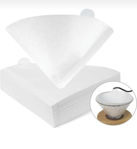 مجموعة تحضير القهوة V60 بكج من 9 قطع بالتقطير