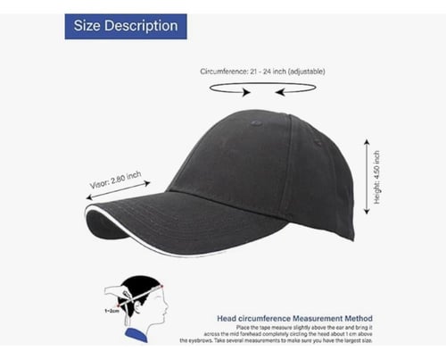 قبعة بيسبول رياضية