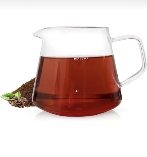 مجموعة تحضير القهوة V60 بكج من 9 قطع بالتقطير