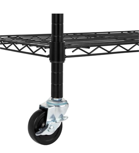 رفوف تخزين بعجلات