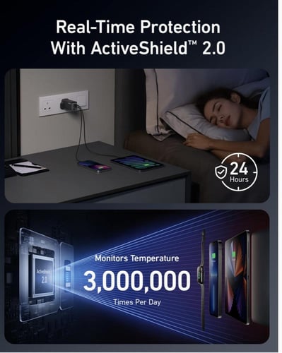 انكر شاحن USB C 735 جانبريم 65 واط جداري سريع مدمج...