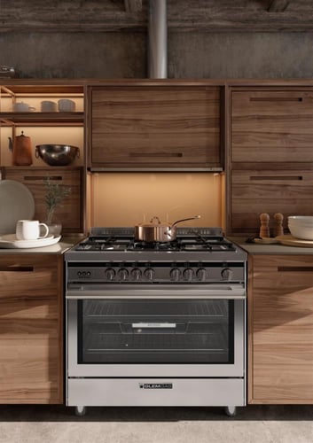 فرن جليم غاز استيل ST967GIFSMFAF