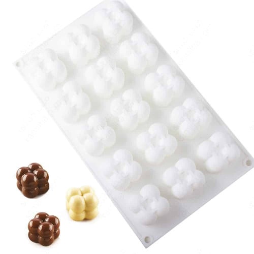 قالب سيليكون موس كيك - فقاعات