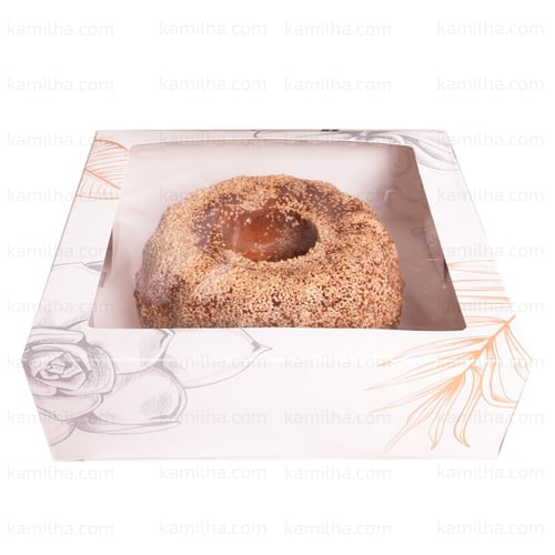 مجموعة – 10 – علب ورقية بنافذة – كبير