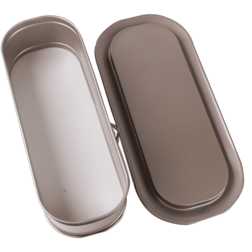 قالب كيك مستطيل بقاعدة متحركة - عدة الوان