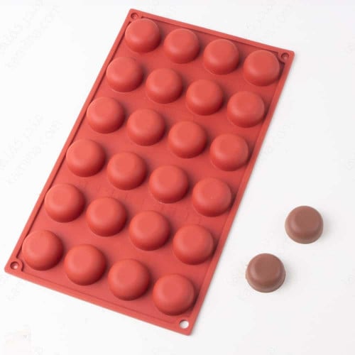 قالب سيليكون دائري - 24 قسم