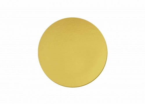 مجموعة - 11 - قاعدة كيك ذهبي - 22 سم