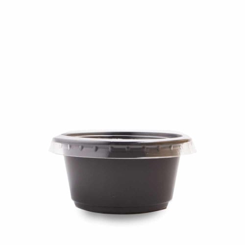 100 علبة صوص بلاستيك بغطاء - 56 مل