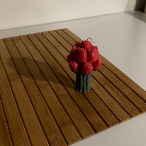 شمعة باقة الورد صغير