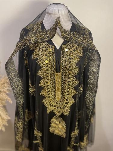 ثوب نشل النجدي اسود