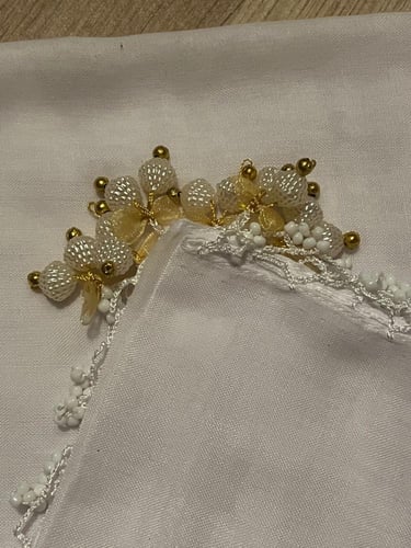 مدورة تراثية شغل يدوي أناقة تقليدية.