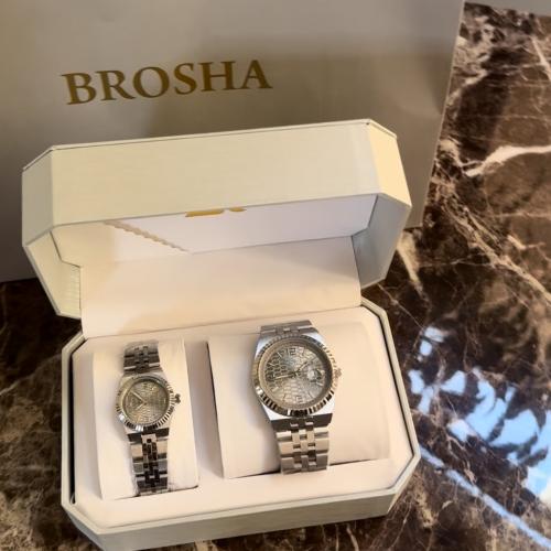 طقم رولكس رمادي