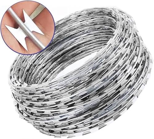سلك شائك حلزوني (كونسرتينا) Concertina wire
