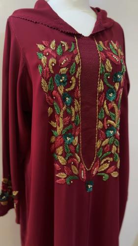 جلابية مغربية شك يدوي