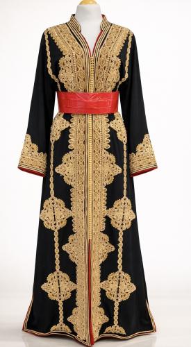 قفطان مغربي شك يدوي