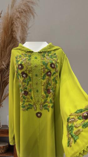 جلابية مغربية شك يدوي